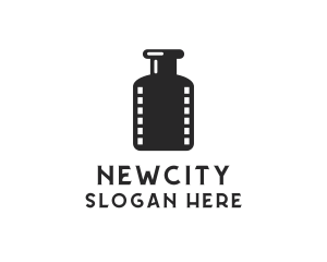 Film Ink Bottle logo design