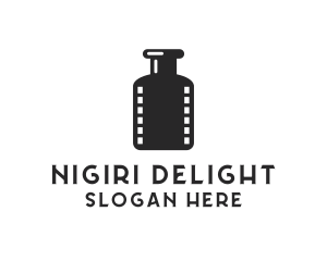 Film Ink Bottle logo design