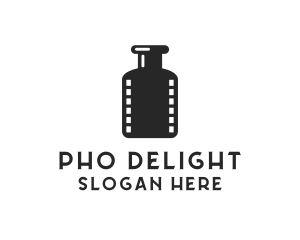 Film Ink Bottle logo design