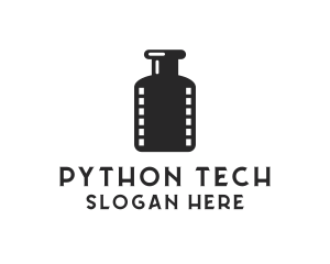 Film Ink Bottle logo design