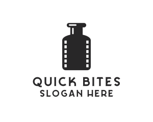 Film Ink Bottle logo design