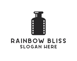 Film Ink Bottle logo design