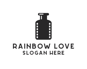 Film Ink Bottle logo design