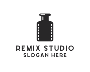 Film Ink Bottle logo design