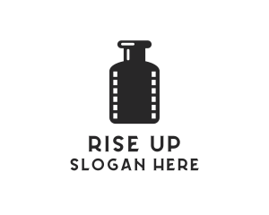 Film Ink Bottle logo design