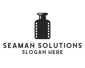 Film Ink Bottle logo design