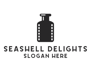 Film Ink Bottle logo design