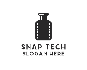 Film Ink Bottle logo design