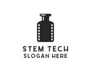 Film Ink Bottle logo design