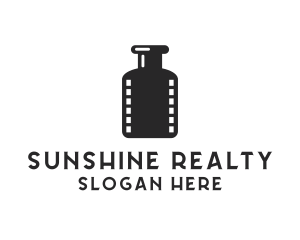 Film Ink Bottle logo design