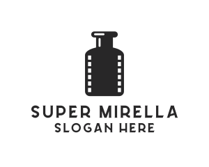 Film Ink Bottle logo design