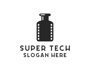 Film Ink Bottle logo design