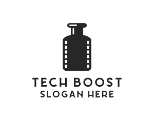 Film Ink Bottle logo design