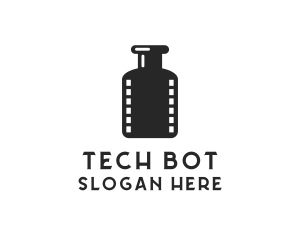 Film Ink Bottle logo design