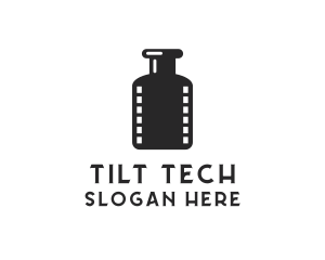 Film Ink Bottle logo design