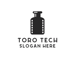 Film Ink Bottle logo design