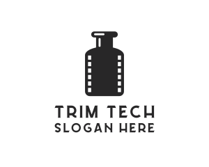 Film Ink Bottle logo design