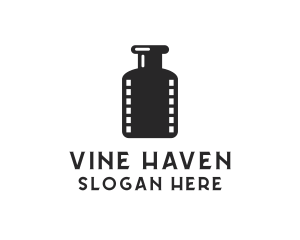 Film Ink Bottle logo design