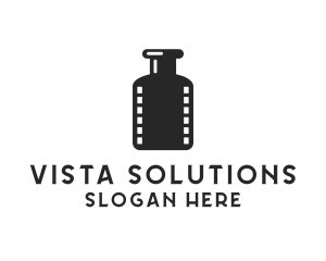 Film Ink Bottle logo design