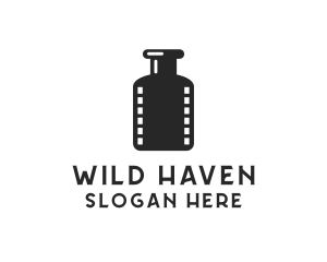 Film Ink Bottle logo design