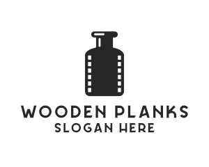 Film Ink Bottle logo design