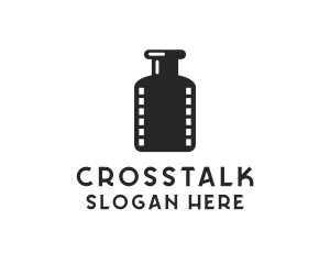 Film Ink Bottle logo design