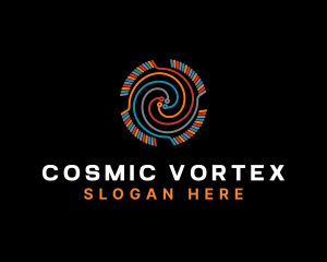 Vortex - Vortex Circuitry Technology logo design