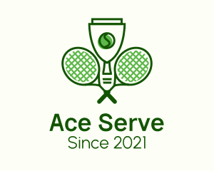 Tennis - Tennis Tournament Trophy logo design