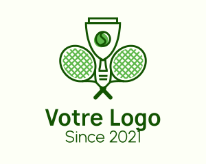 Sporting Goods - Tennis Tournament Trophy logo design