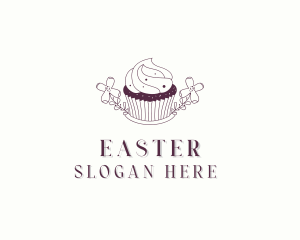 Sweet Cupcake Dessert Logo