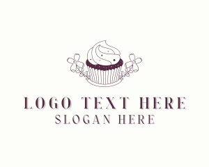 Catering - Sweet Cupcake Dessert logo design