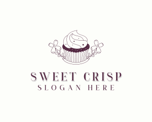 Sweet Cupcake Dessert logo design