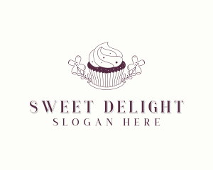 Sweet Cupcake Dessert logo design