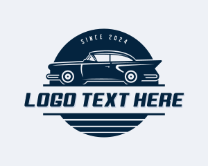 Car Dealer - Detailing Retro Car logo design