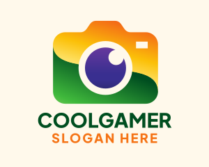 Gradient Camera Photographer Logo