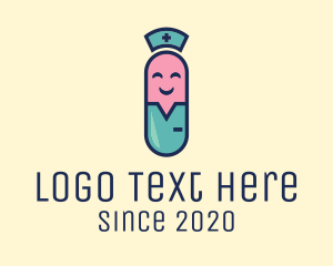 Doctor - Medical Happy Pill logo design