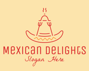 Mexican Hat Grill  logo design