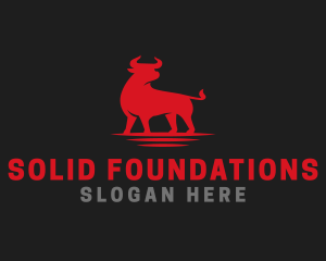 Buffalo - Wild Bull Silhouette logo design