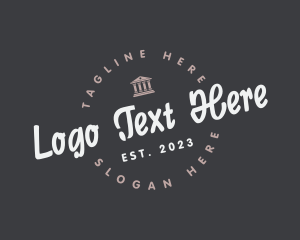 Customize - Greek Temple Business logo design
