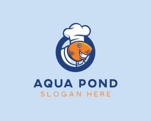 Seafood Fish Chef  logo design