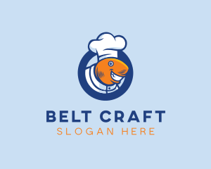 Seafood Fish Chef  logo design