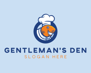 Seafood Fish Chef  logo design