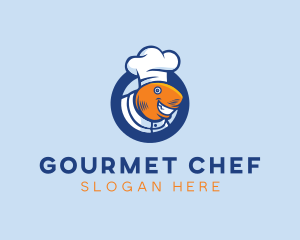 Chef - Seafood Fish Chef logo design