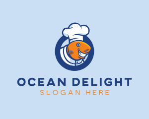 Seafood - Seafood Fish Chef logo design