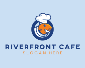 Seafood Fish Chef  logo design