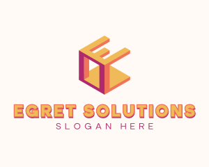 Design Studio Letter E logo design