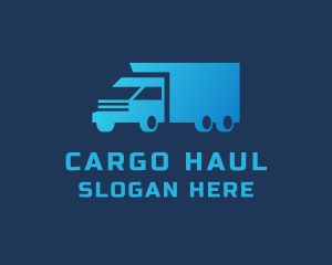 Freight Transport Truck  logo design