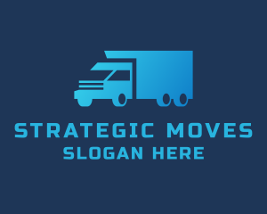 Freight Transport Truck  logo design