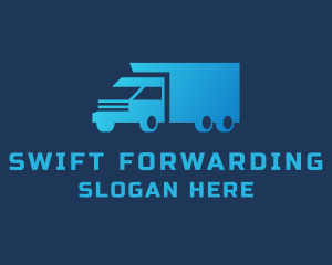 Freight Transport Truck  logo design