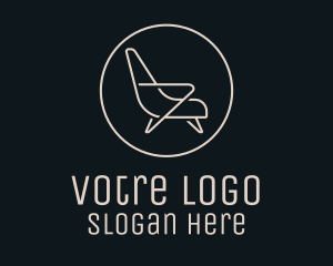 Modern Furniture Chair Logo